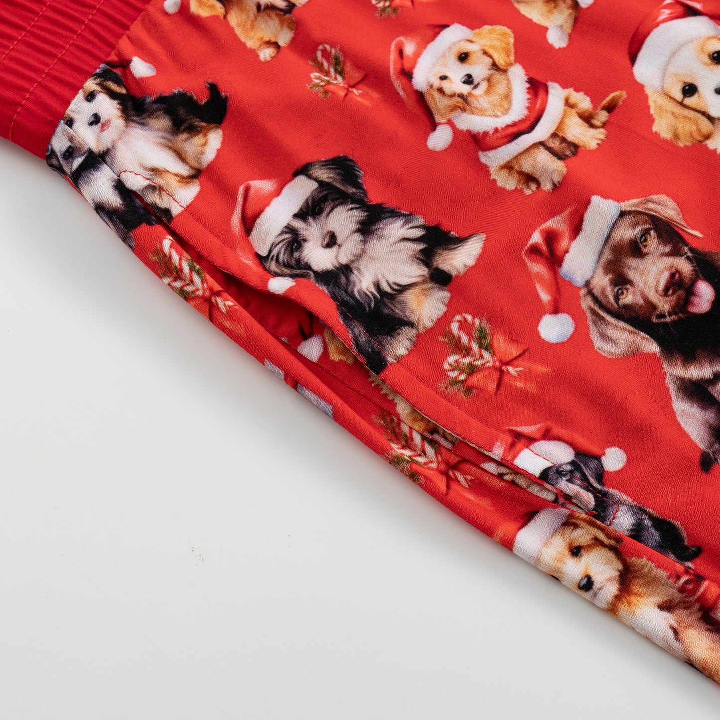 Santa Puppy Bamboo Children's 2 pc Pajamas