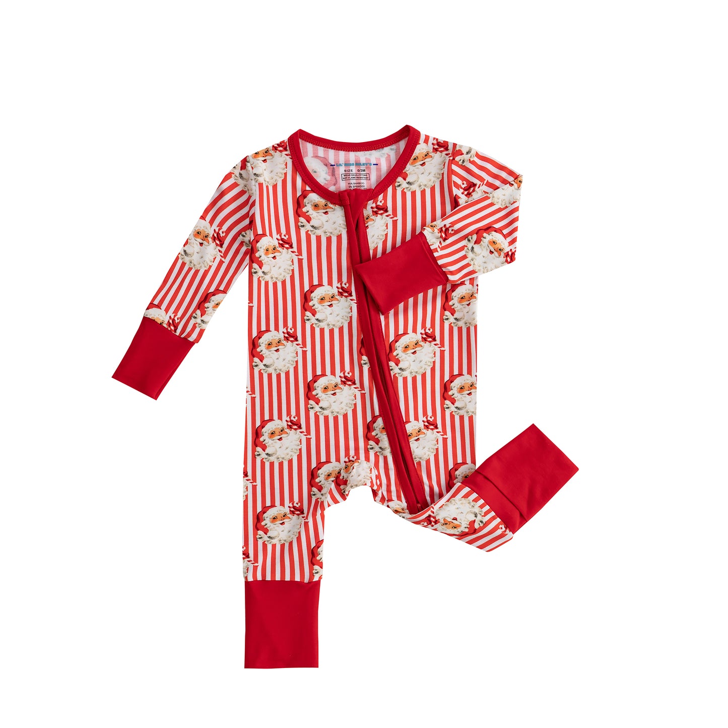 Vintage Santa Bamboo Baby Sleeper