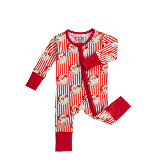 Vintage Santa Bamboo Baby Sleeper