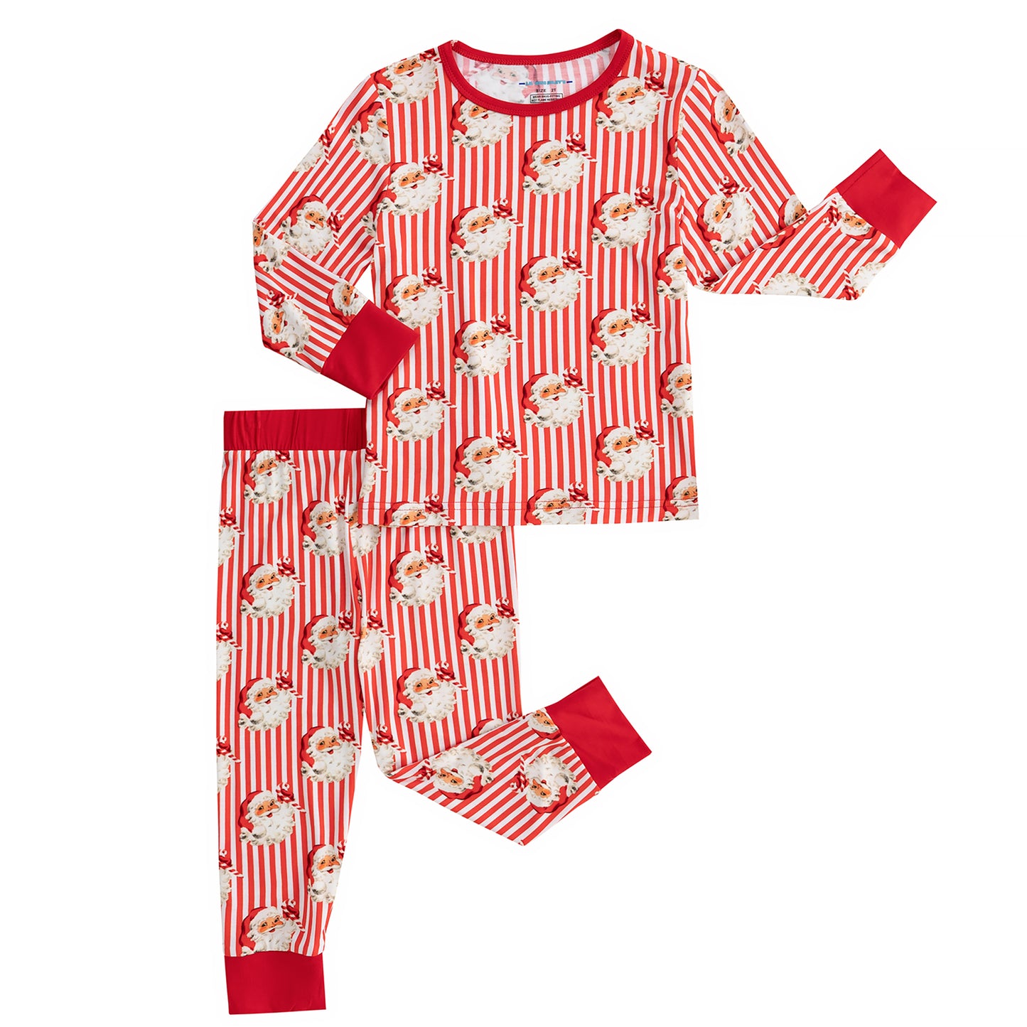 Vintage Santa Bamboo Woman's 2 pc Pajamas