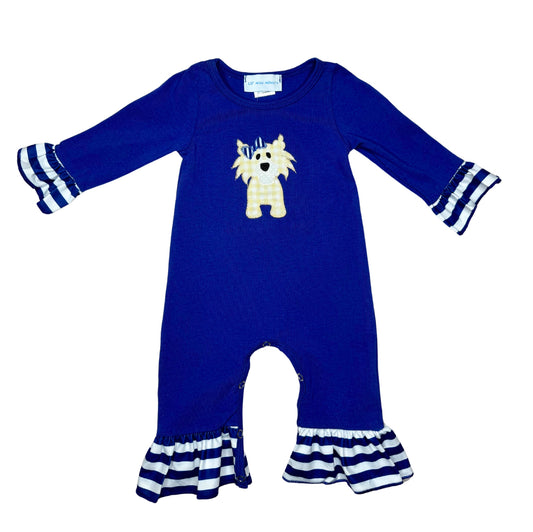 Scruffy McFluffy Girls Romper