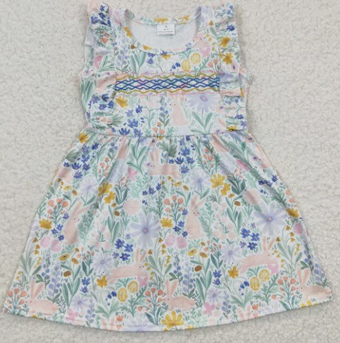 Clarise bunny floral dress