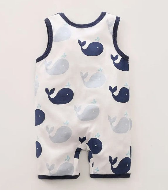 Moby whale romper