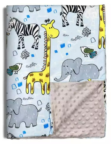 Zoo baby blanket